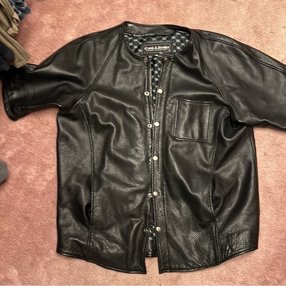 DUGOUT PERFORATED LEATHER JERSEY - Picture 5 of 9